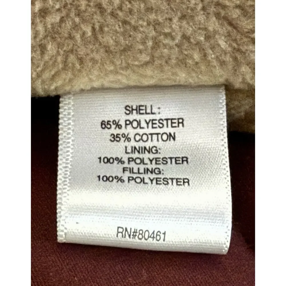 Field Tested Guide Gear Puffer‎ Vest Size M Outdoors Camping Hiking, Maroon EUC